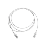 Patch Cord MC6 Modular Cat6 UTP, CM/LS0H, 7ft, Color Blanco, Diámetro Reducido (28AWG), Versión Bulk (Sin Empaque Individual)